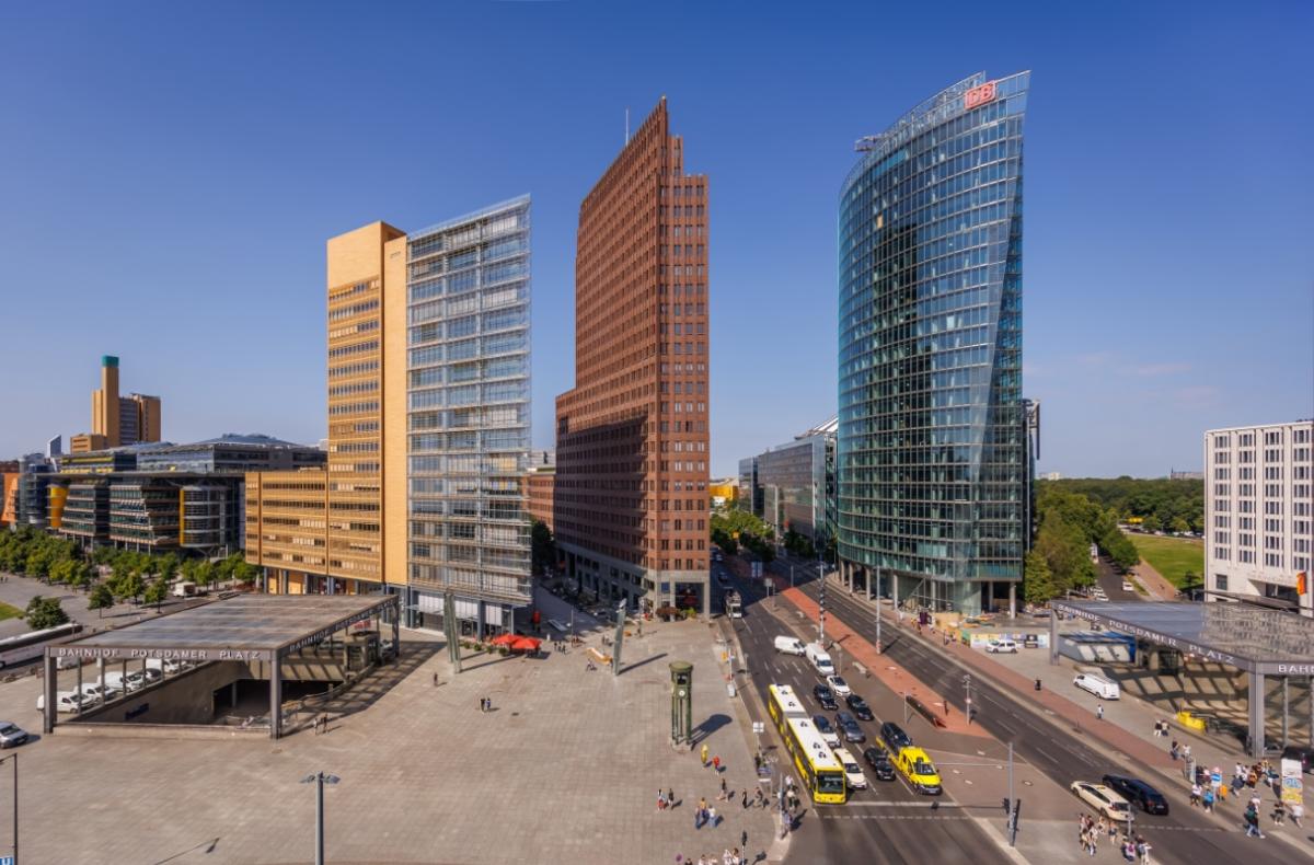 Potsdamer Platz von oben